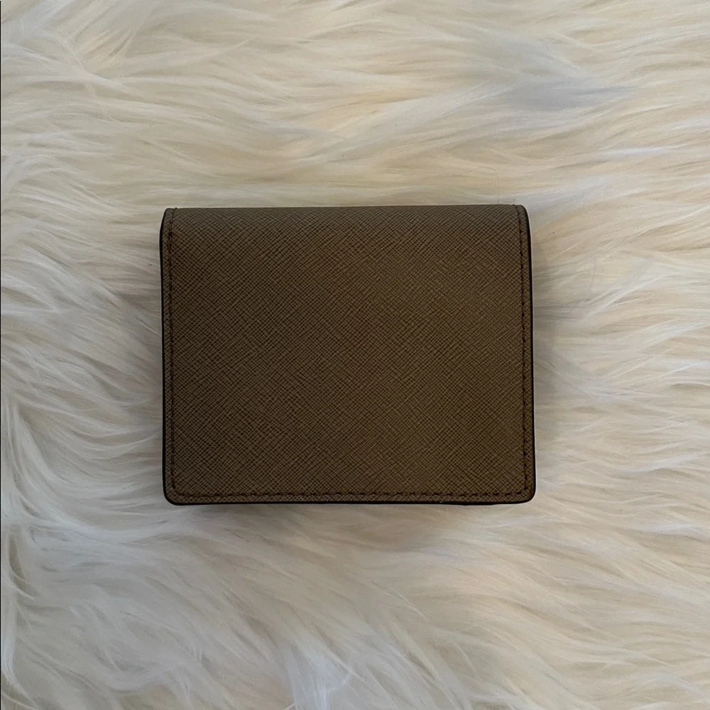 Michael Kors Taupe Wallet with Gold Logo - Picture 5 of 6